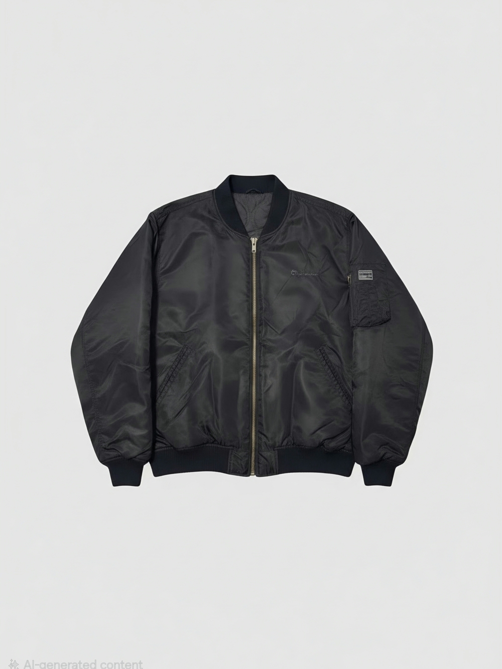 Sean John Black Bomber Jacket